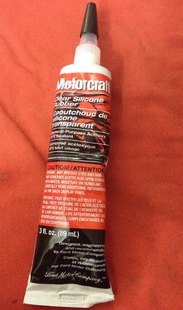 Motorcraft Clear Silicone Rubber TA-32 Ford General Purpose Acetoxy RTV Sealant