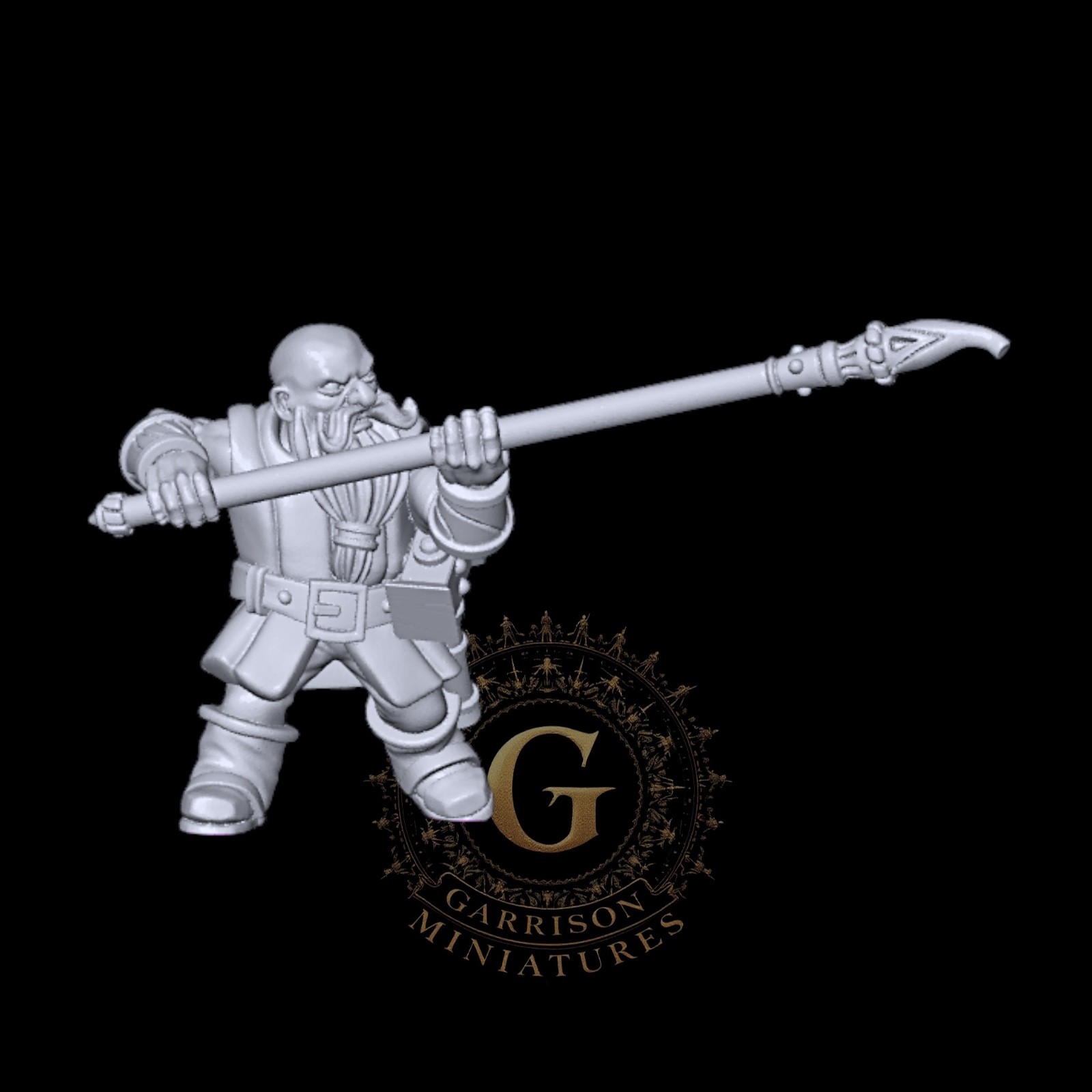 Dwarf Siege Cannon and 3 Crew: 28mm Fantasy Wargame & Display Miniatures