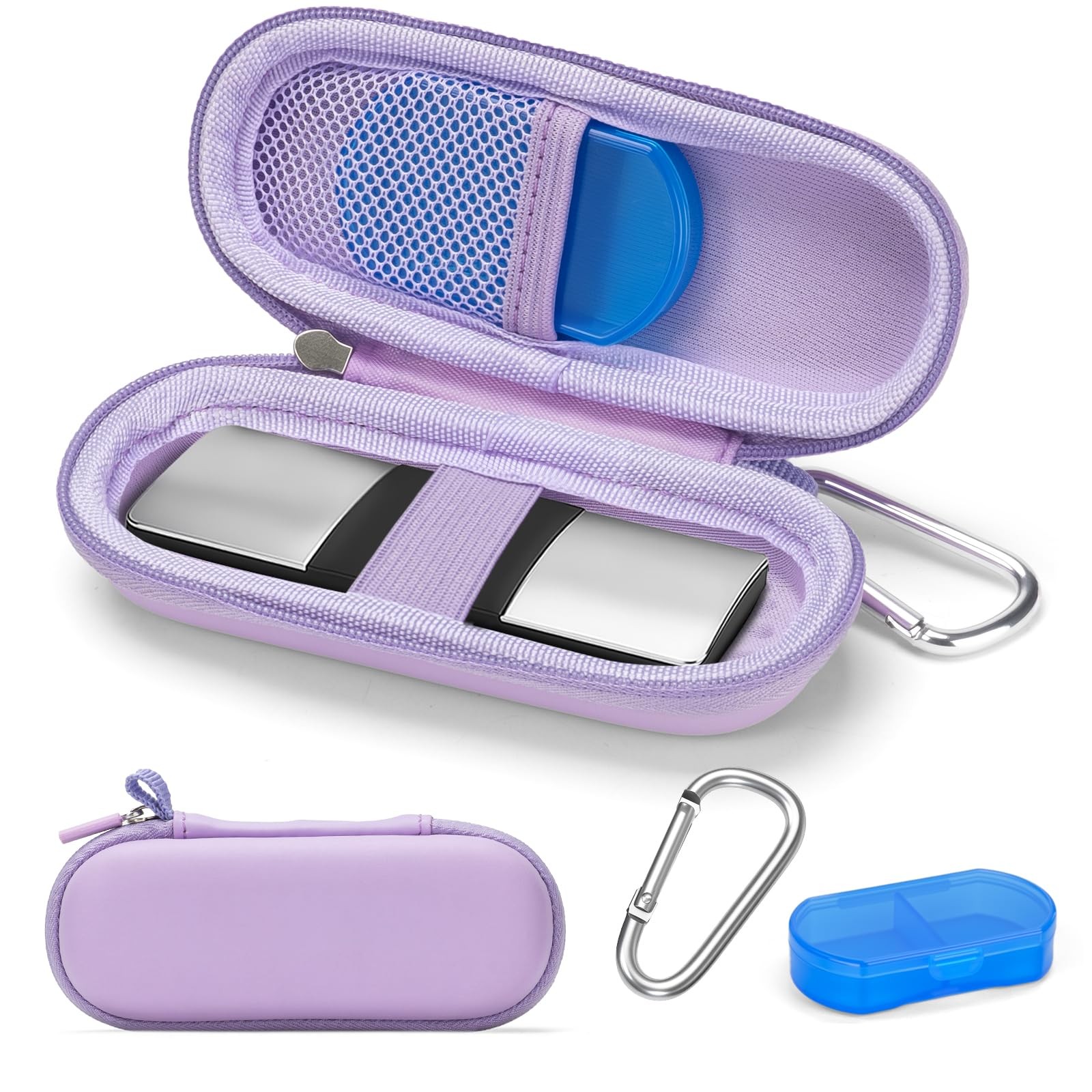 Case for KardiaMobile 1L/6L/6L Max Personal EKG Monitor, Standard, Purple