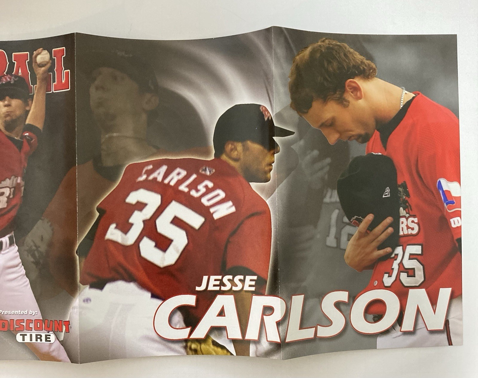 Frisco RoughRiders May 24 2006 PlayBall Program Jesse Carlton Pullout Poster