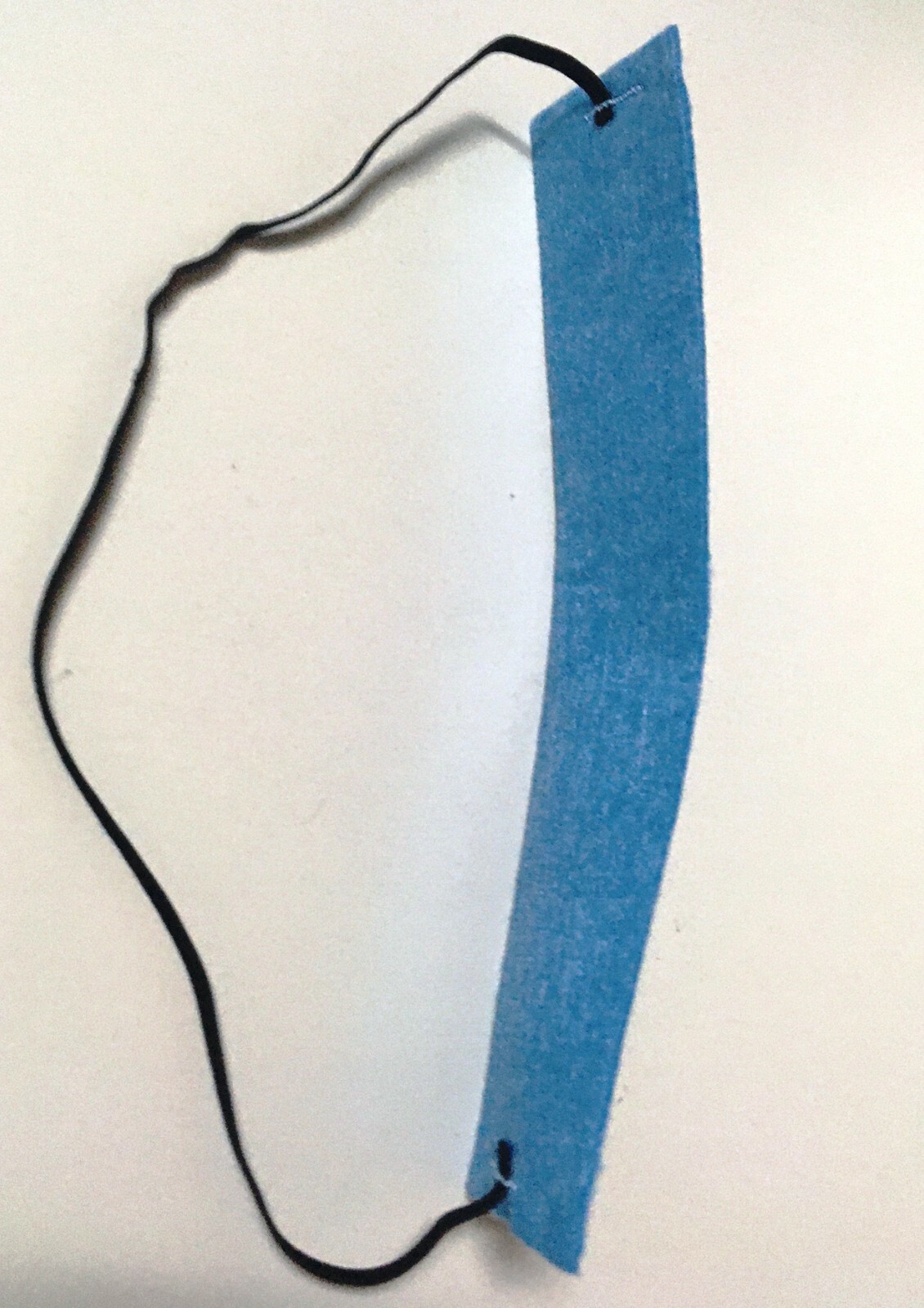 Absorbent Blue Premium Cellulose Sweatbands, OccuNomix SB100, 100/Pack
