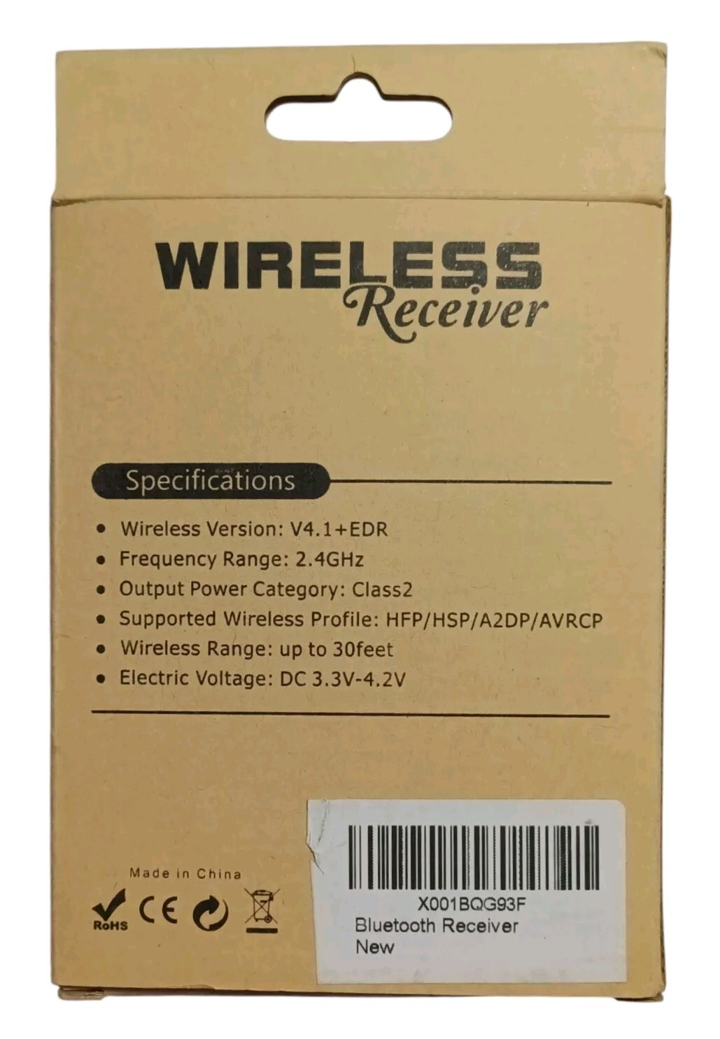 Vont Portable Wireless Bluetooth Receiver Adapter/Car Kit