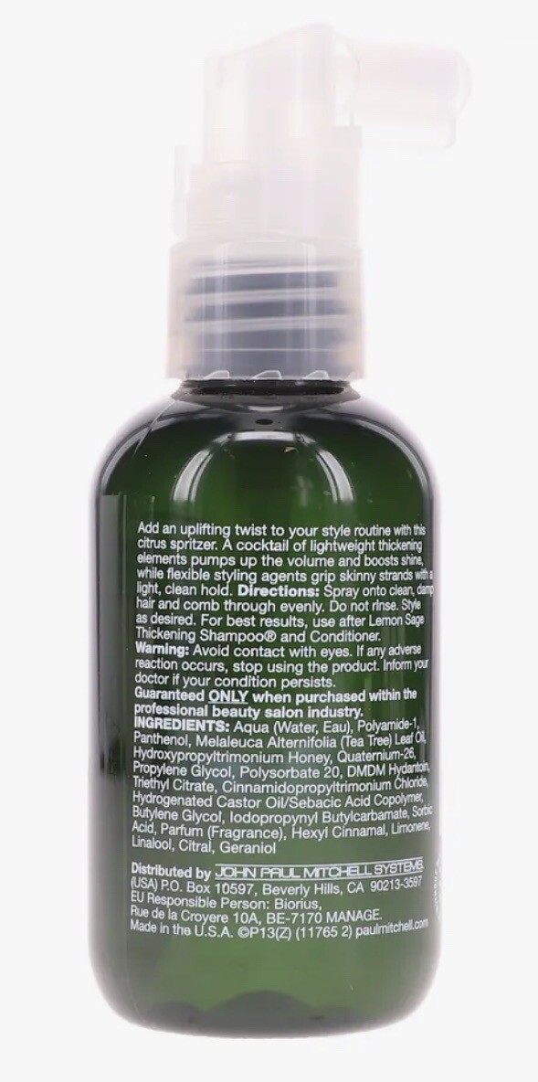 Paul Mitchell Tea Tree Lemon Sage Thickening Spray 2.5 oz **2-Pack** NEW