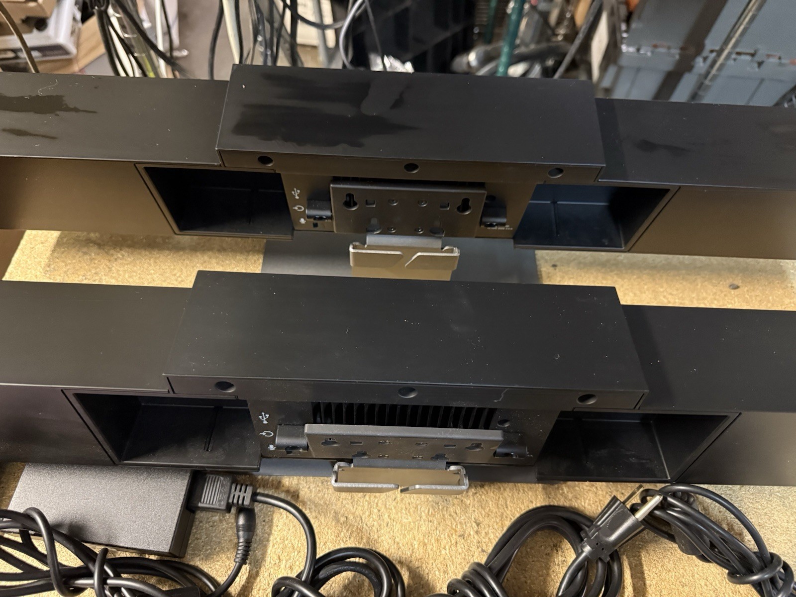 2 x Polycom Studio P009 Video Speaker Conference System 2201-85308-001 w/ Power