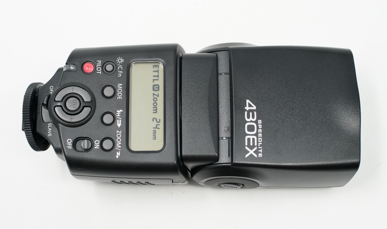 Canon 430EX Speedlite Flash w/ Case, Stand, Manuals MINT