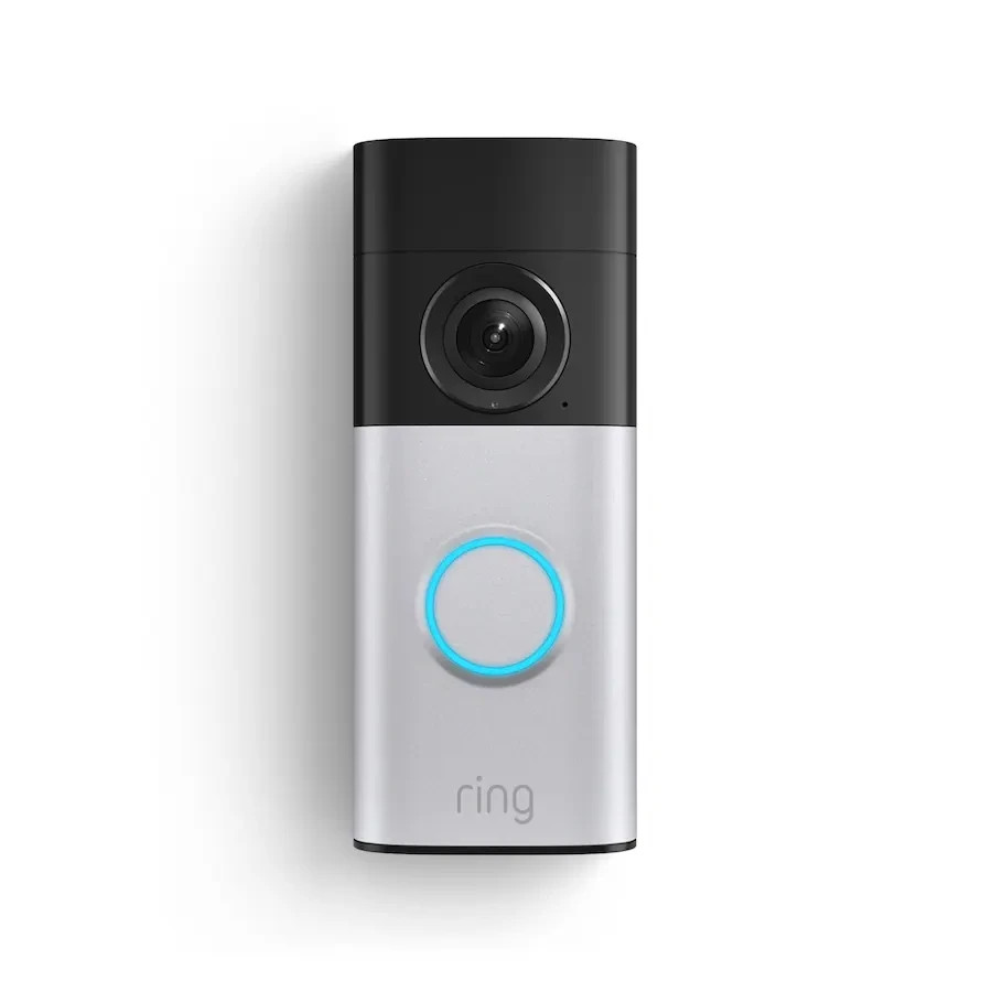 Ring Wired Smart Doorbell Plus (2nd Gen) Retinal 2K 3D Motion Detection Silver