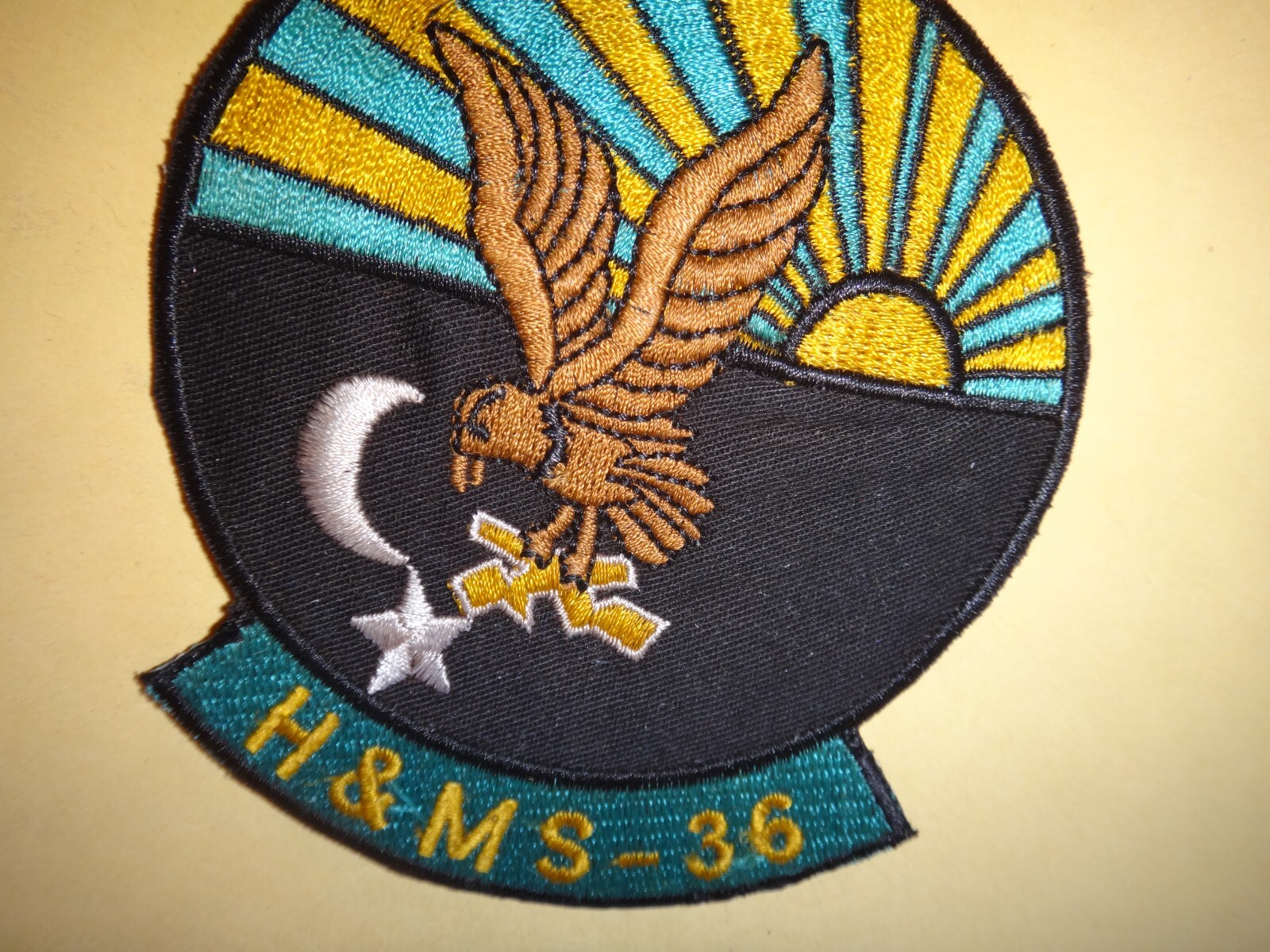 Vietnam War USMC Marine H&MS-36 Team Patch