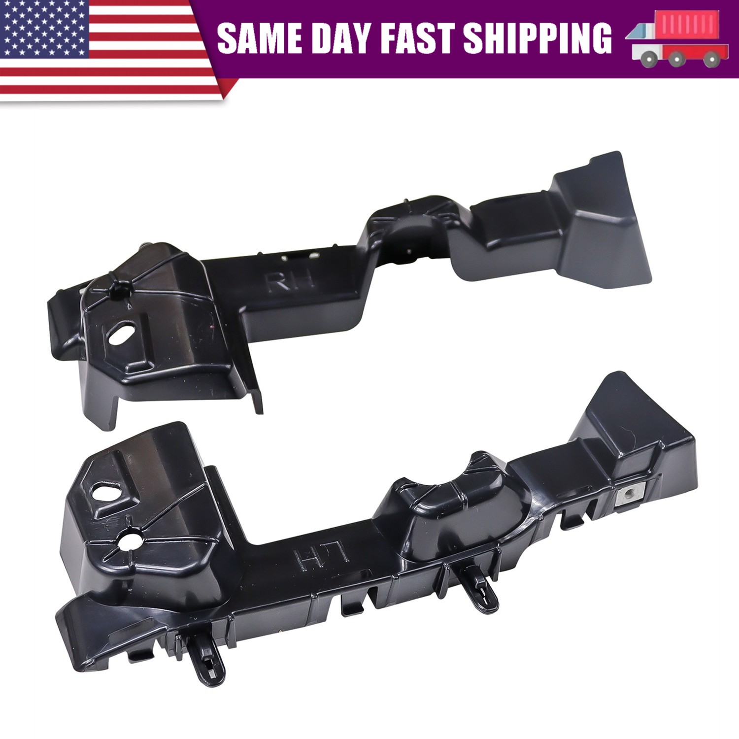 New For GMC Terrain 2018-2021 Set 2pc Bumper Bracket Front Left & Right Side