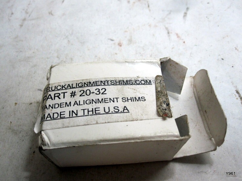 6 Pack 1/32 thickness Single Slot Tandem Truck Shim  20-32
