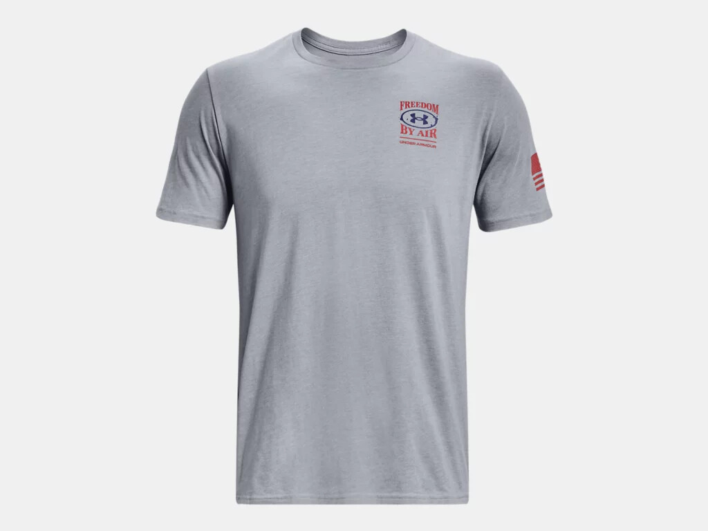 Under Armour Mens UA Freedom By Air  T-shirt Graphic Short Sleeve