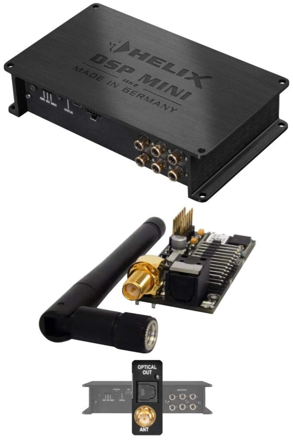HELIX DSP MINI MK2 High-Res 6-Ch DSP + HEC BT HD Bluetooth High-Def Streaming