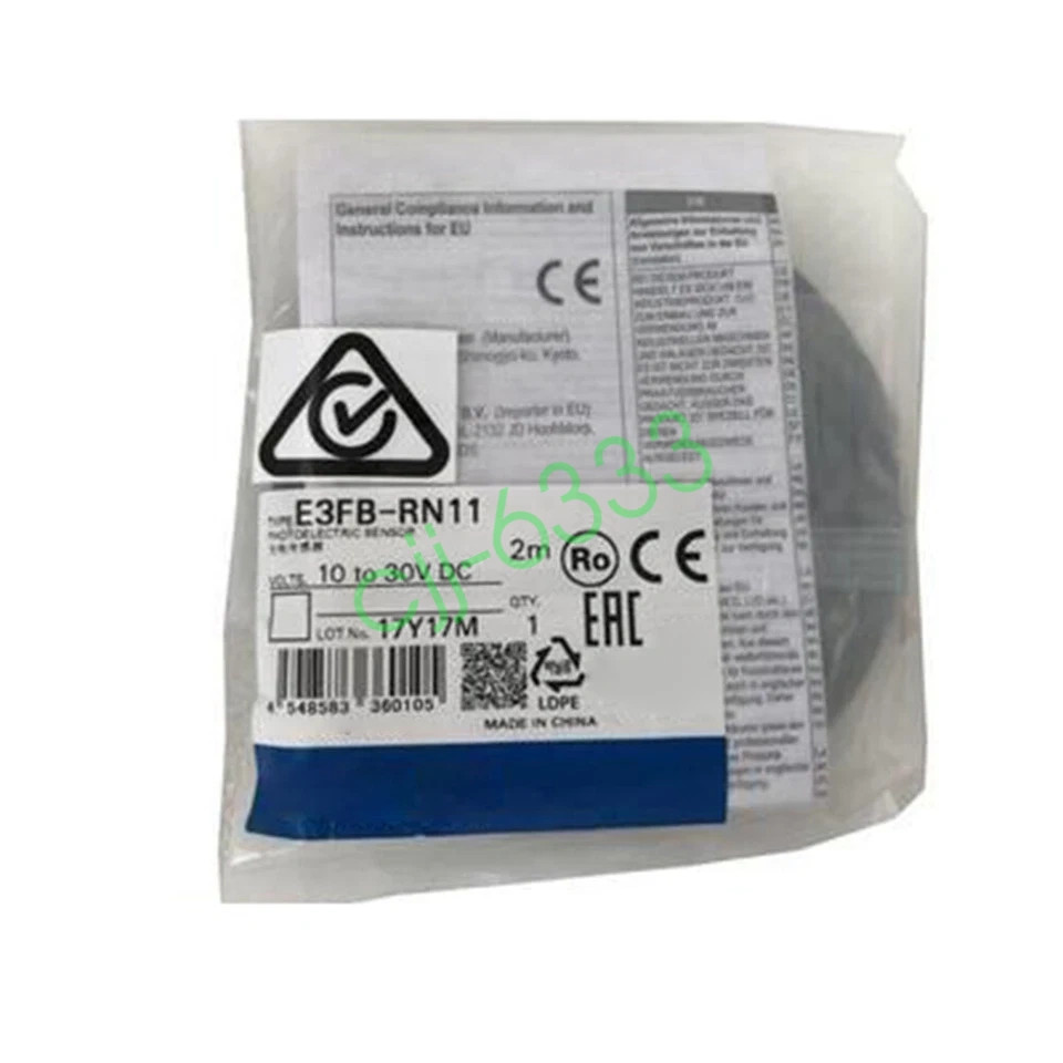 One Omron E3FB-RN11 Proximity Switch Sensor New Fast Shipping