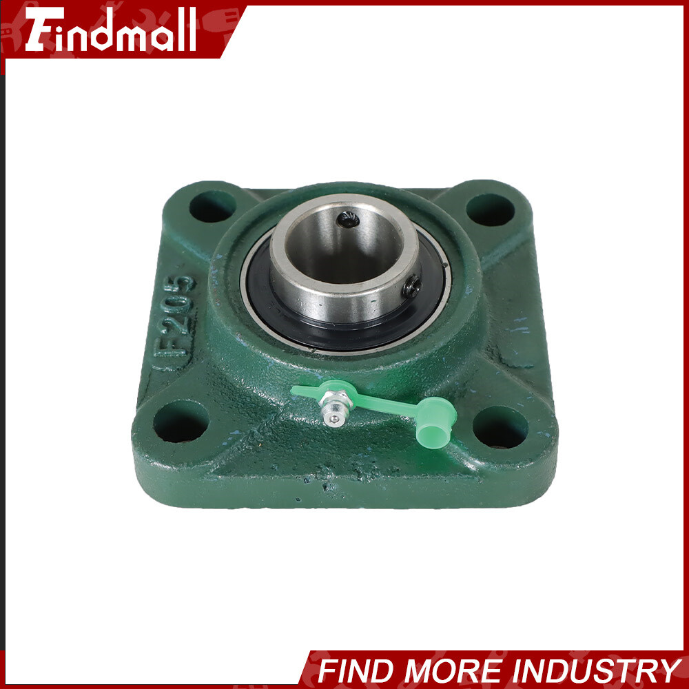 4 PCS UCF205-16 Solid Base Pillow Block Flange Bearing 1" Bore 4 Bolt