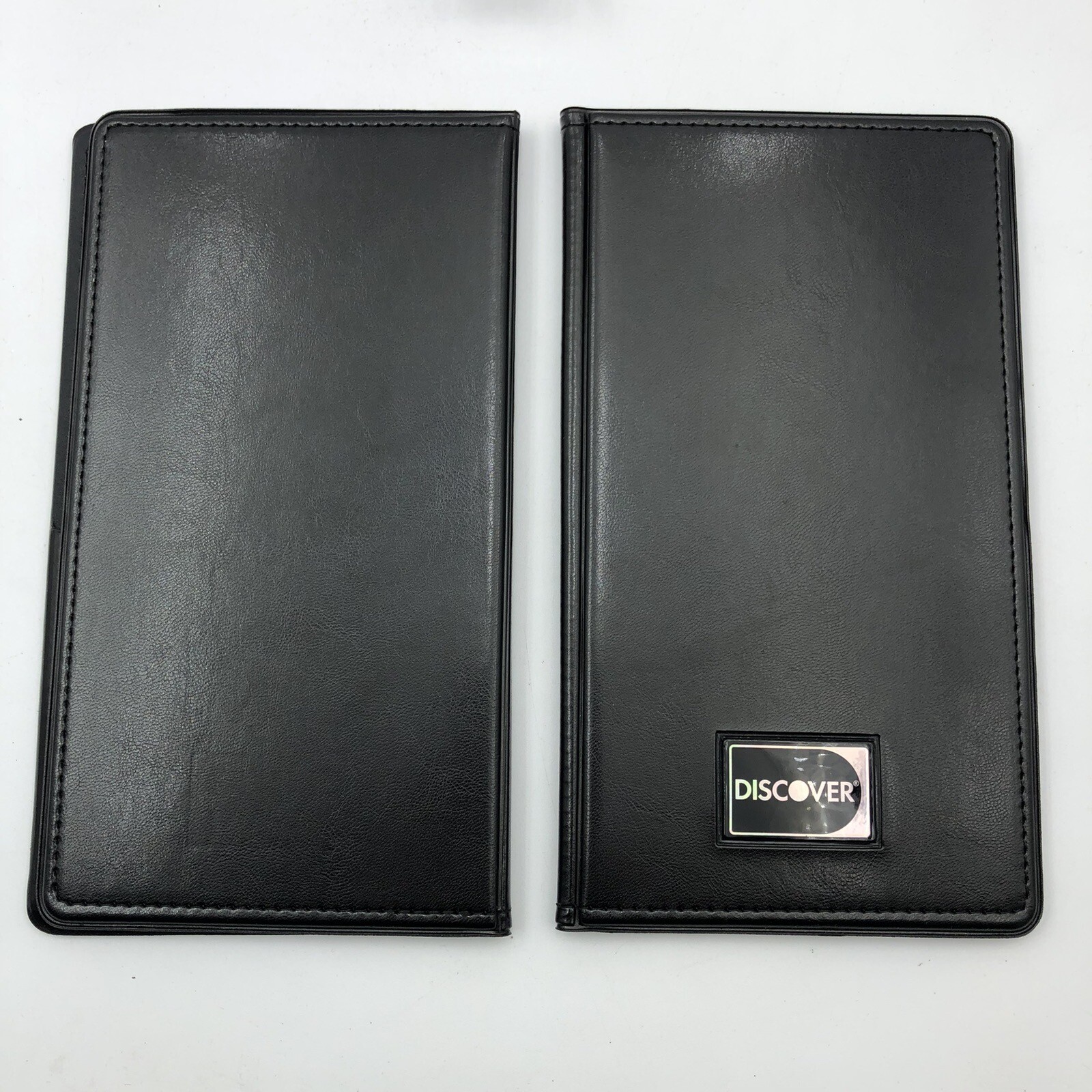 (LOT 2) New Double Panel Discover CHECK Books PRESENTERS RESTAURANT