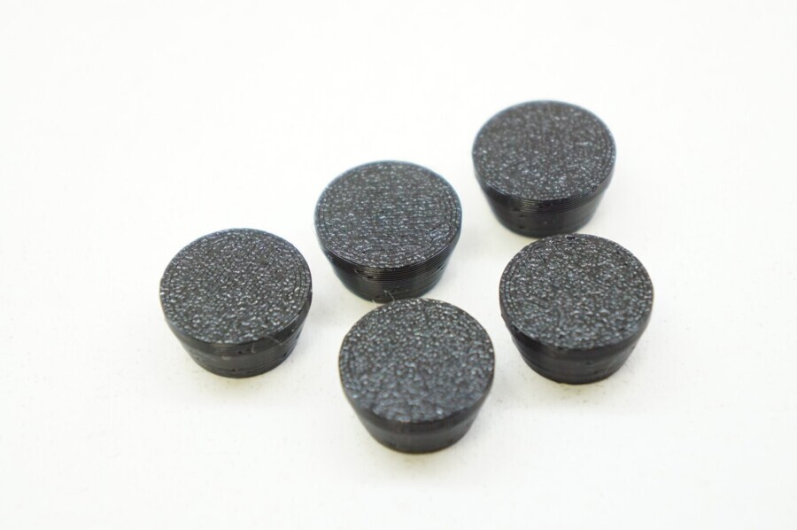 Replacement Rubber Glides Feet Pads for Ikea Gilbert Chair (Rubberized, 5-Pack)