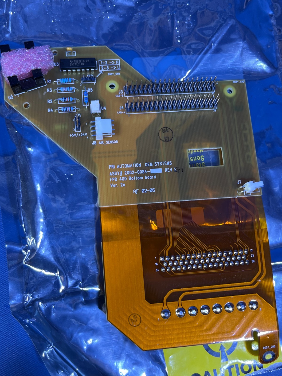 PRI AUTOMATION 2002-0084 FDP 400 BOTTOM BOARD *NEW*