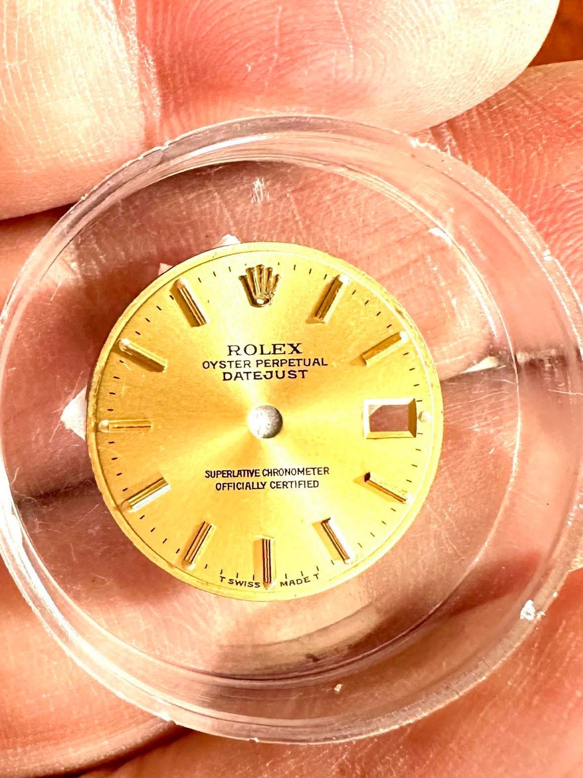 Set 2 Rolex Date 69173 gold Dial I429