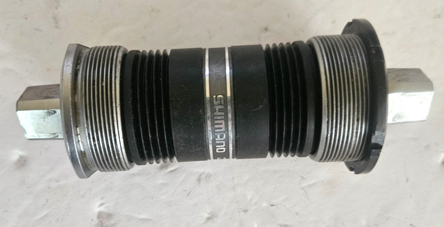 SHIMANO DURA ACE  Bottom Bracket, BB-7400, 112mm, Italian, New Take-off