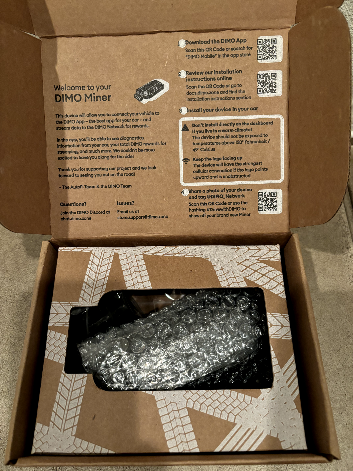 DIMO AutoPi Crypto Coin Mining BRAND NEW