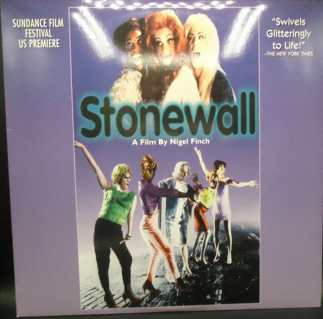 Stonewall (1995 Film) Laserdisc NTSC Nigel Finch LGBTQ Guillermo Diaz History/Dr