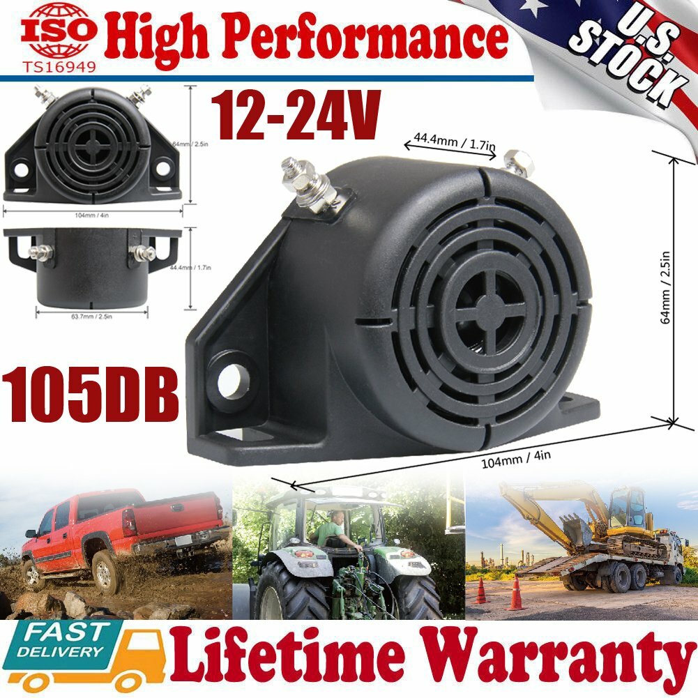 102DB Back-up Warning Alarm Reverse Beeper Construction Car Truck Heavy Vehicle