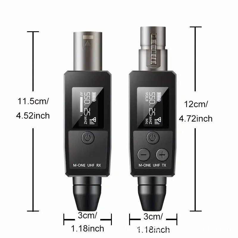 M-ONE UHF Microphone Wireless Microphone Transmitter and Receiver XLR US SHIP