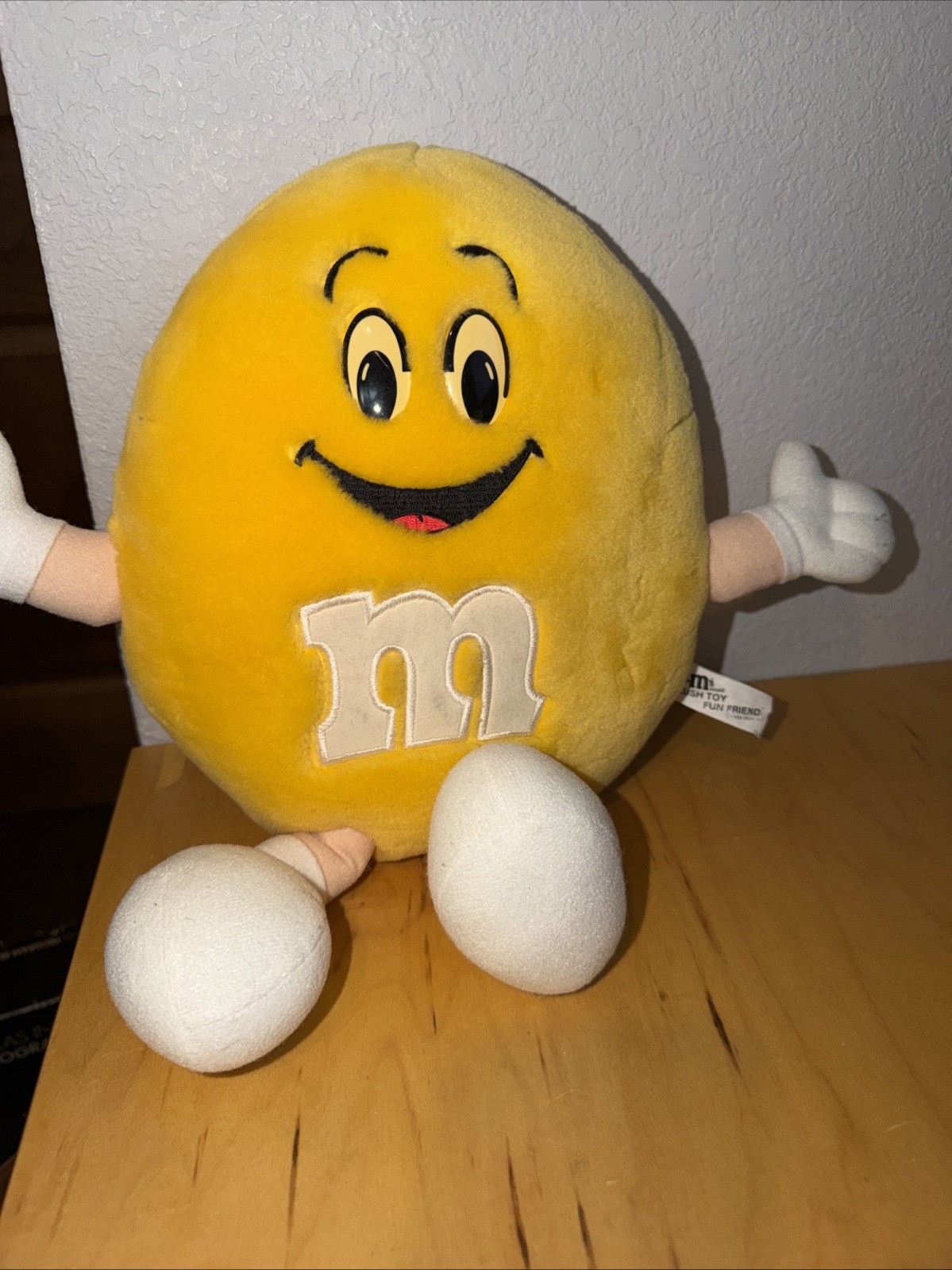 RARE 1994 M&M Candy Fun Friend 14" Stuffed Plush Mars Mary Meyer