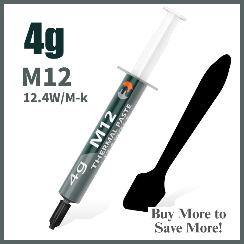 High Performance Thermal Paste 12.4 W/mK Conductive Grease 4g CPU GPU PS5 Coolin