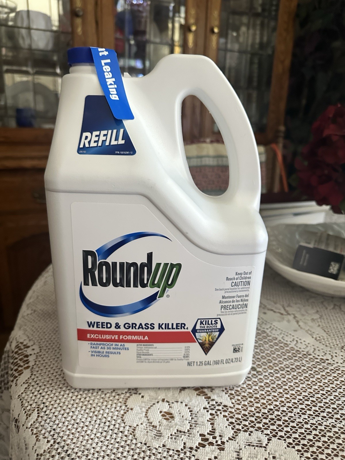Roundup Ready To Use Weed & Grass Killer III Refill, 1.25 Gallon KILLS ROOTS