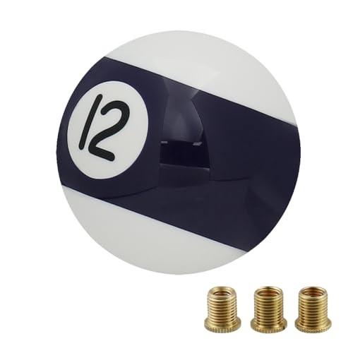 Billiards Shift Knob Driving Handle Lever Round Ball Cool Gear No.12 Purple