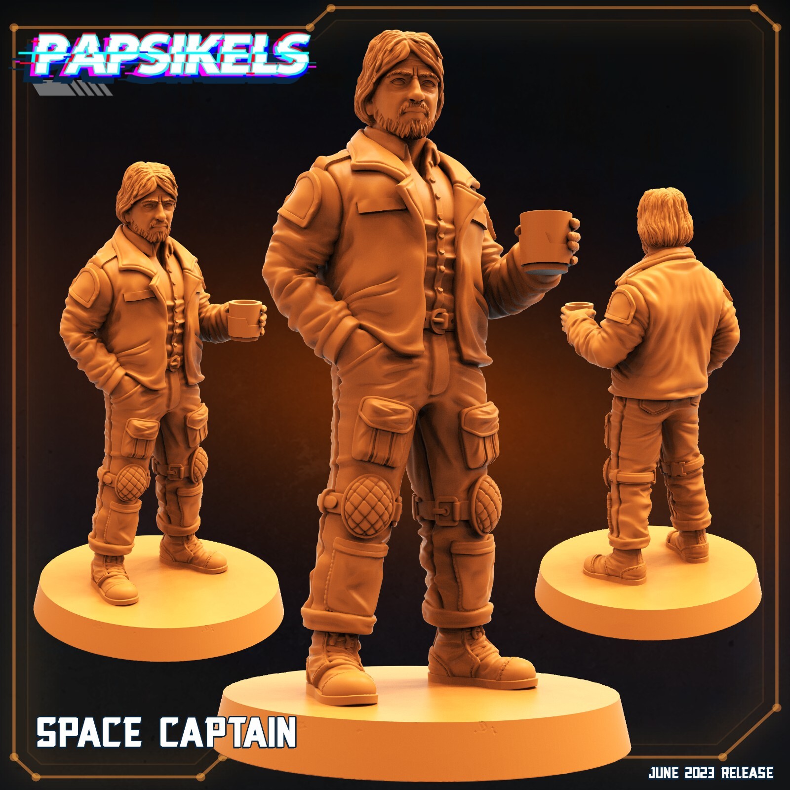 Space Crew Captain Papsikels Miniature Alien