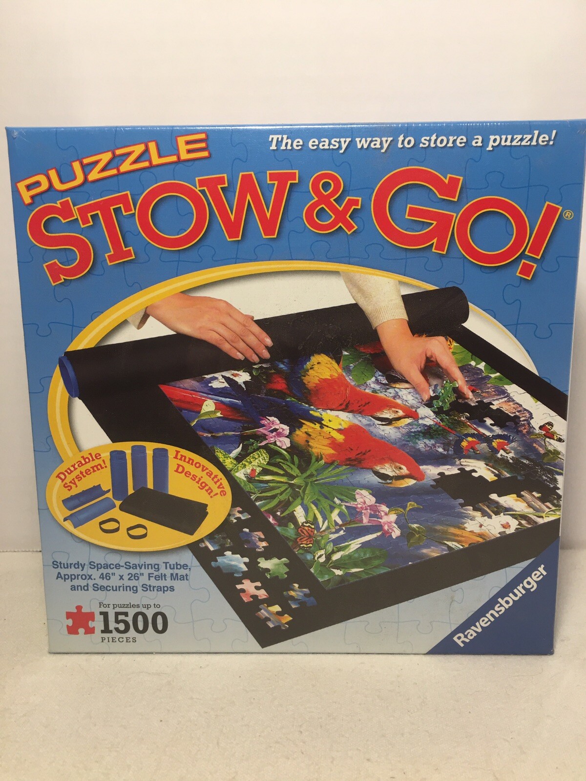NEW Sealed Ravensburger Puzzle Stow and Go Storage System roll up mat 46 x 26