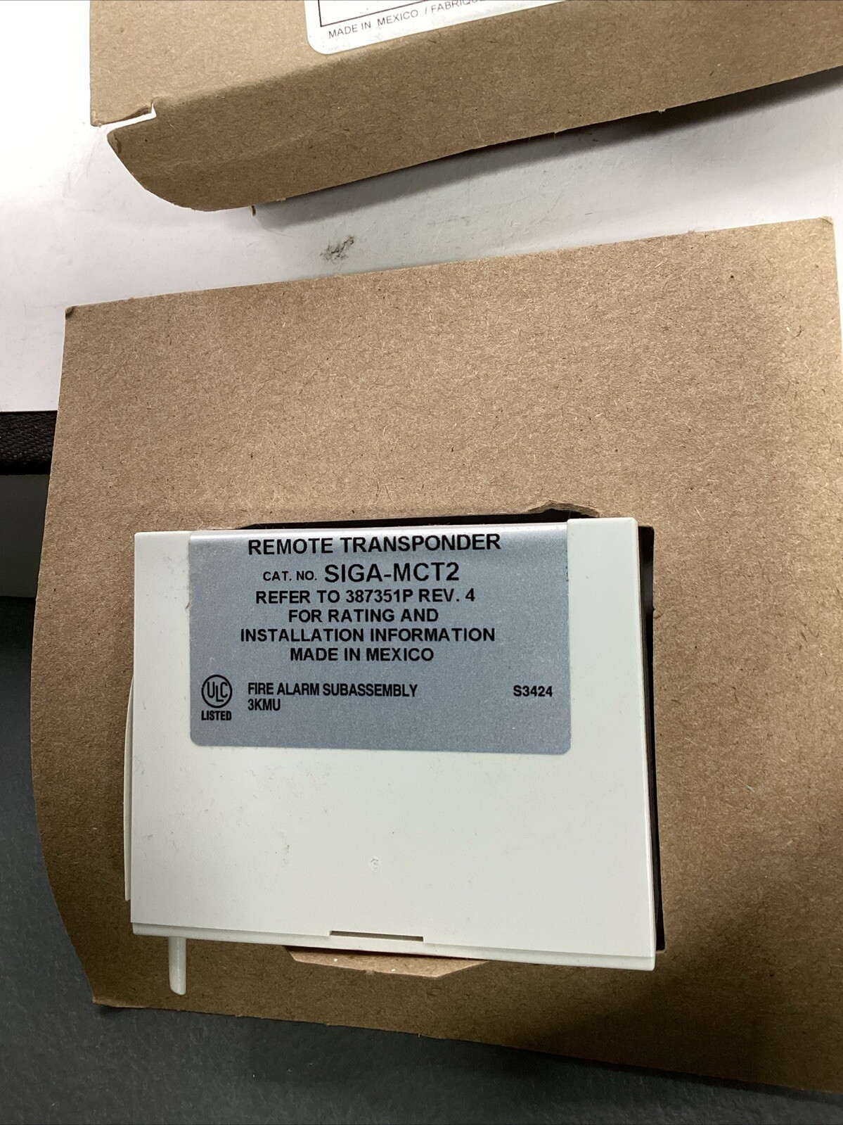 EDWARDS SIGA-MCT2 - Module - Dual Input