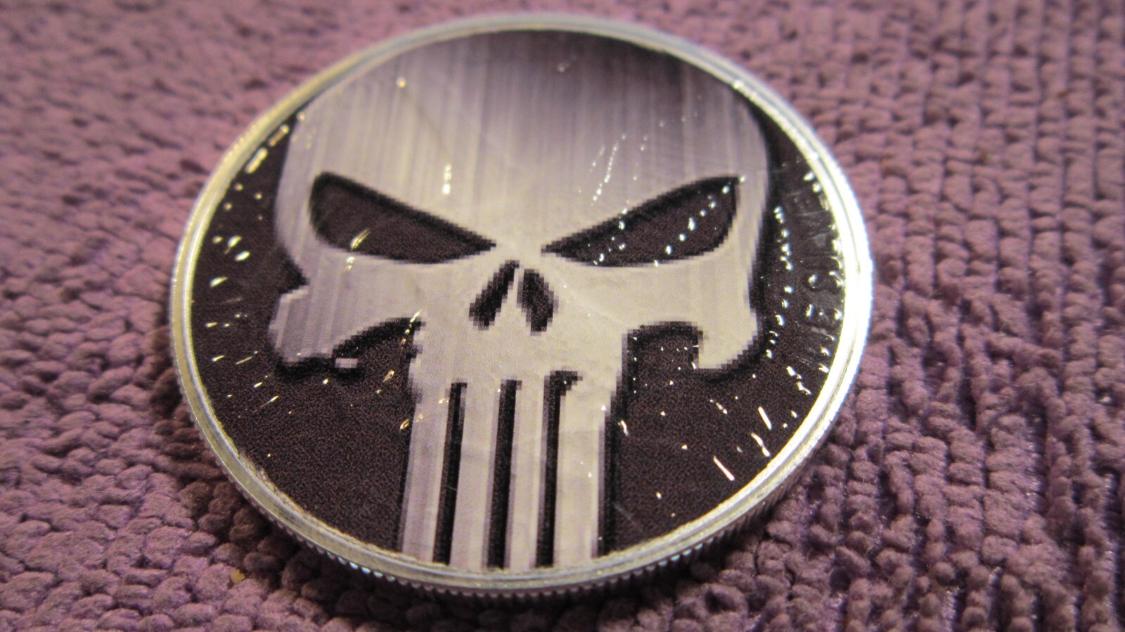 2025 "PUNISHER" Patriotic Edition ASE Silver Eagle 1 oz .999 Coin