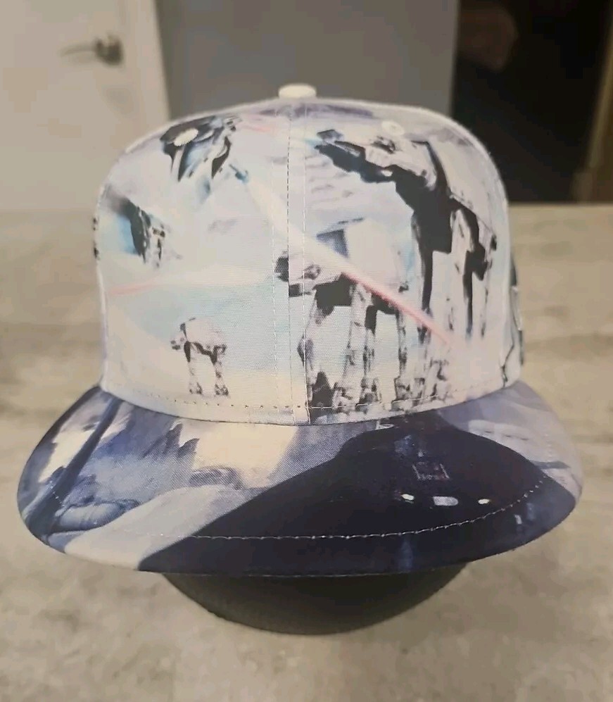 Star Wars Empire Strikes Back Hoth Battle New Era 59Fifty SIZE 7 Hat Multi-Color