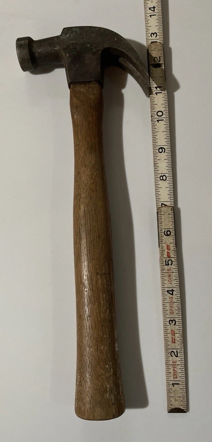 Vintage Arrow Wooden Handle claw hammer