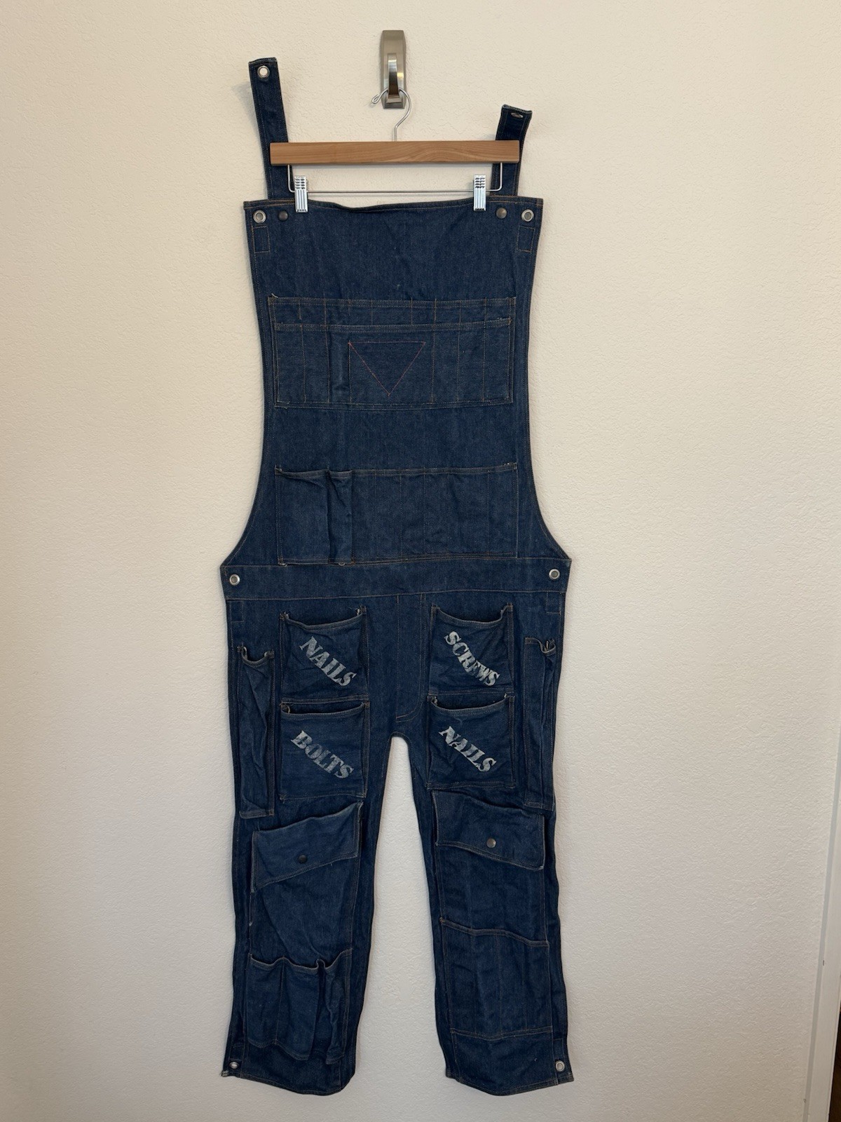 O'Tool's Original Blue Denim Wall Hanging Pocket Tool Toy Organizer Storage Bag