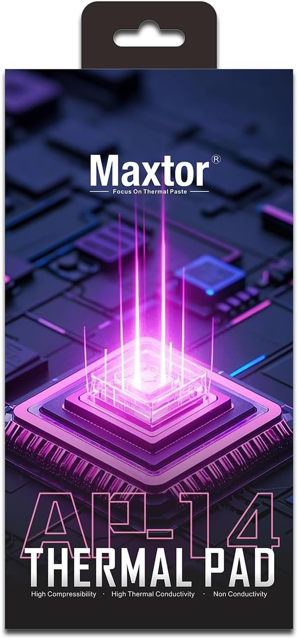 Maxtor AP14 Thermal Pad 16.8 W/mK 85x45x2.0mm Silicone Excellent Heat