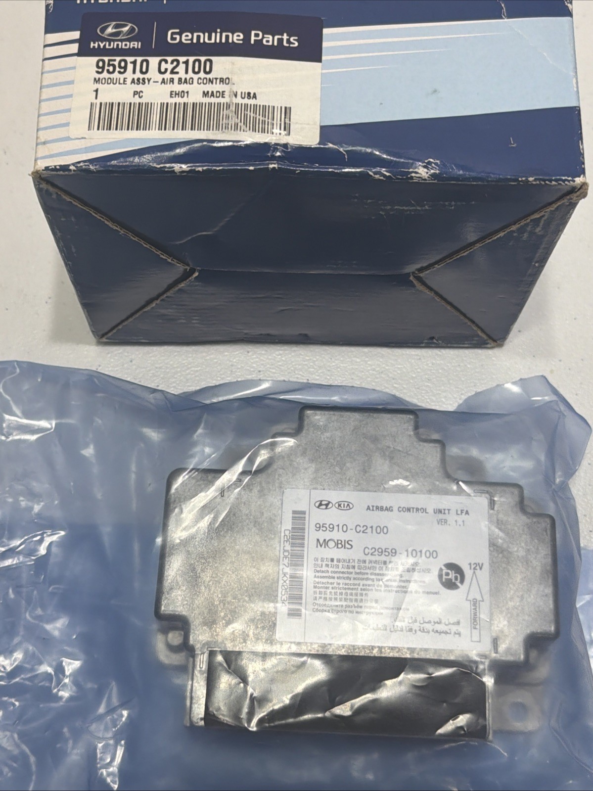 2018-2019 Hyundai Sonata Control Module 95910-C2100 OEM