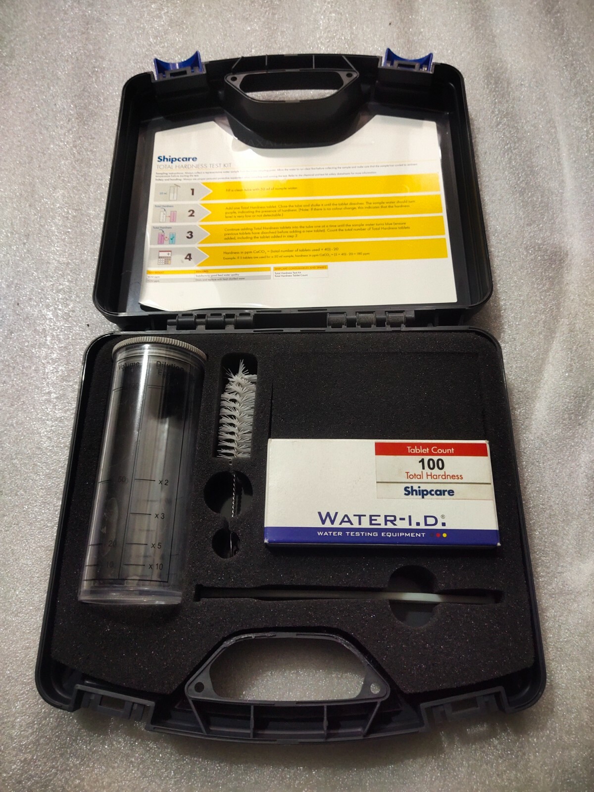 TOTAL HARDNESS TEST KIT, SHM-TH, SHIP CARE