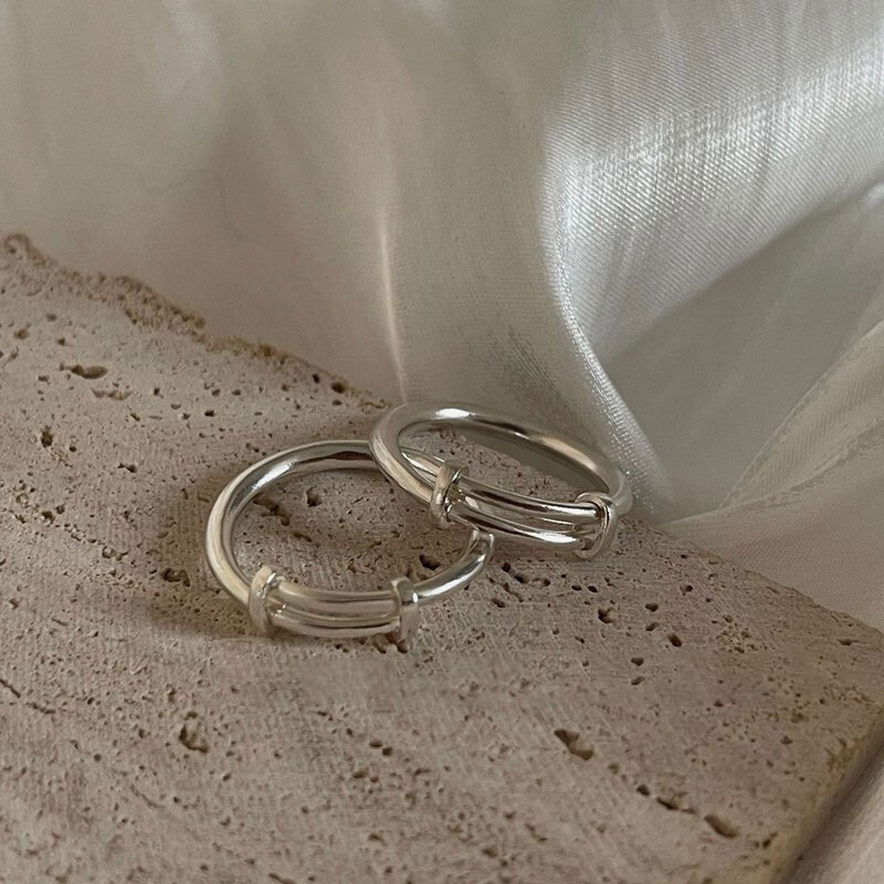 Solid 925 Sterling Silver Simple Stacking Midi Ring Band Classic