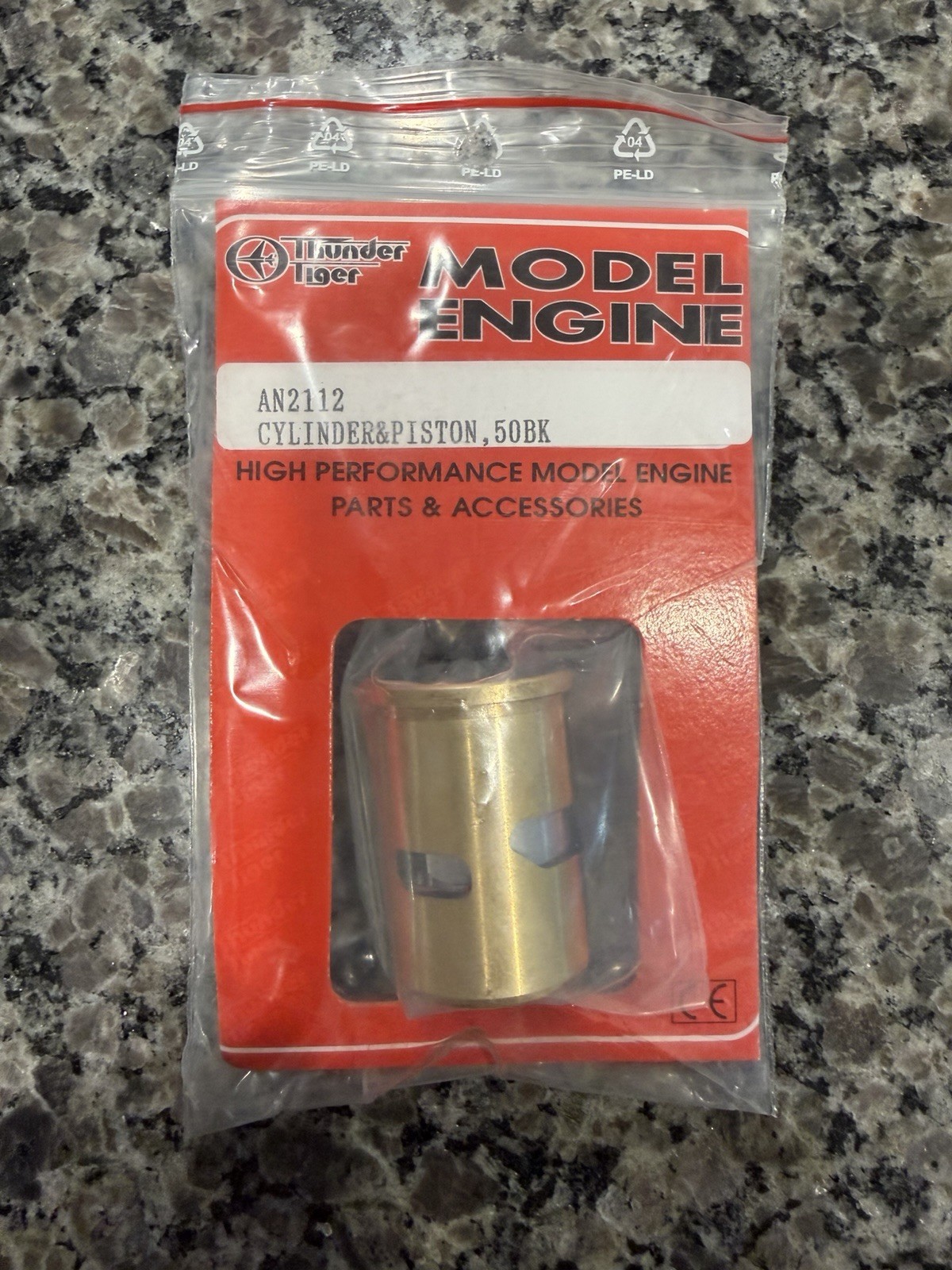Thunder Tiger Pro-50 MGT 8.0 Piston and Sleeve Rare New Rebuild Kit Nitro Engine