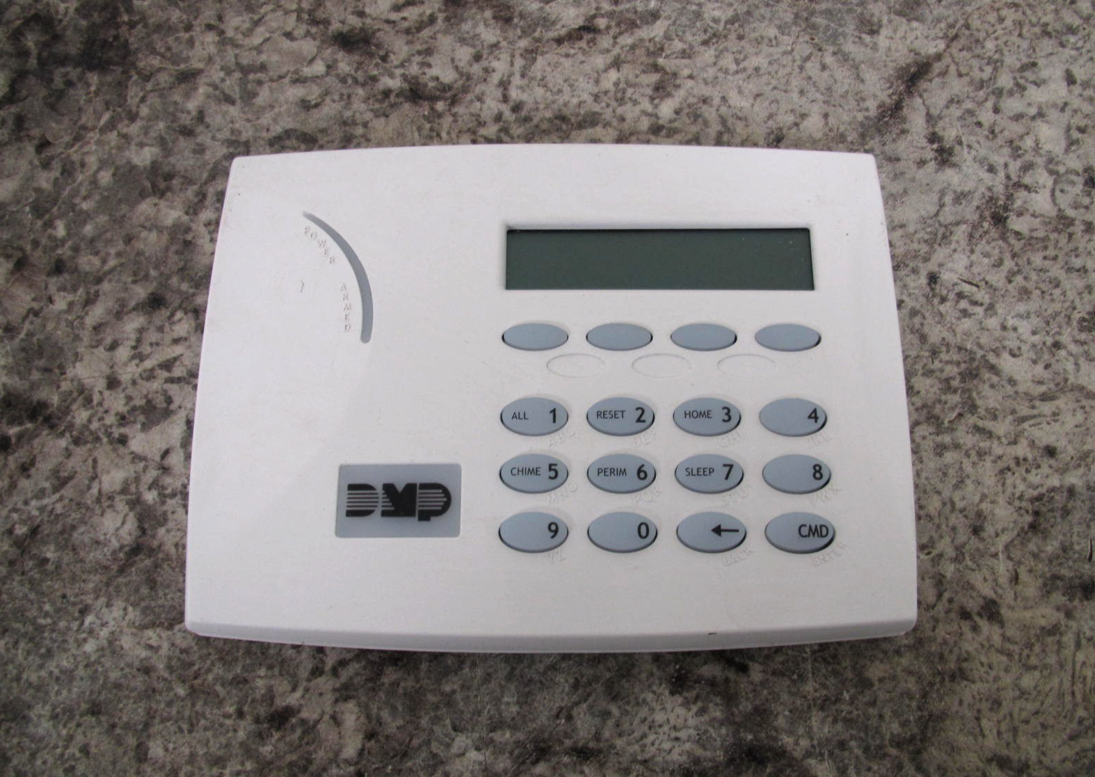 DMP 7060A-W Fire / Security Alarm Thinline Aqualite LCD Keypad White Used