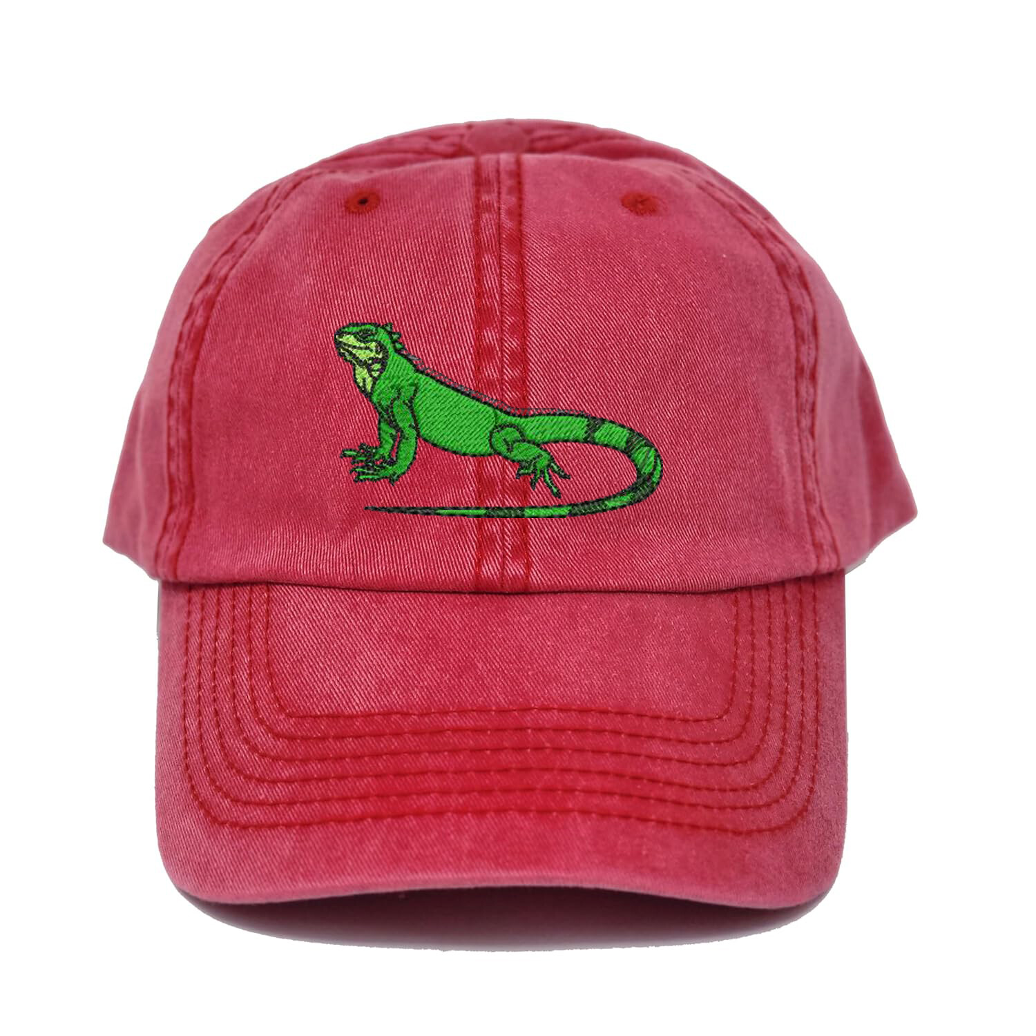 Wildlife Iguana embroidered dad hat, Iguana embroidered ball cap