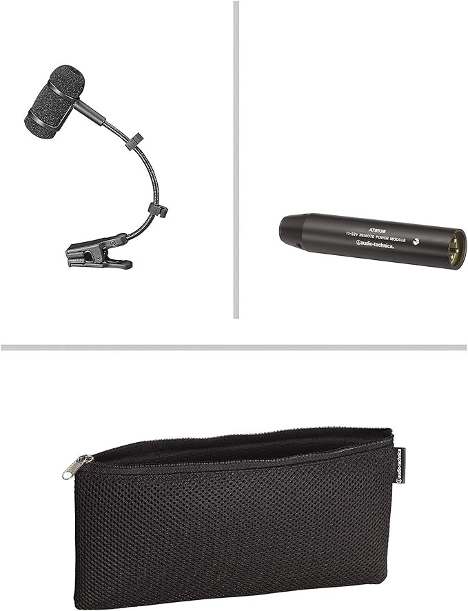 Audio-Technica PRO35 Condenser Clip Microphone XLR for Wind, String Instruments