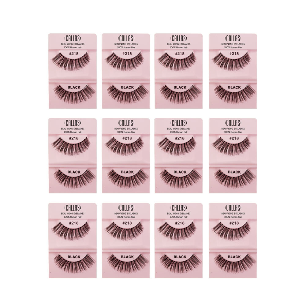 Callas Beau Wing Eyelashes #218 1pair x 12sets