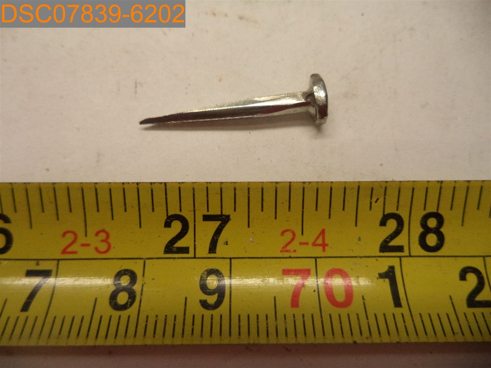 Qty=1LB: ChrisNik Surveyors Tacks #14 Zinc Plated, 25456855, 749350778763