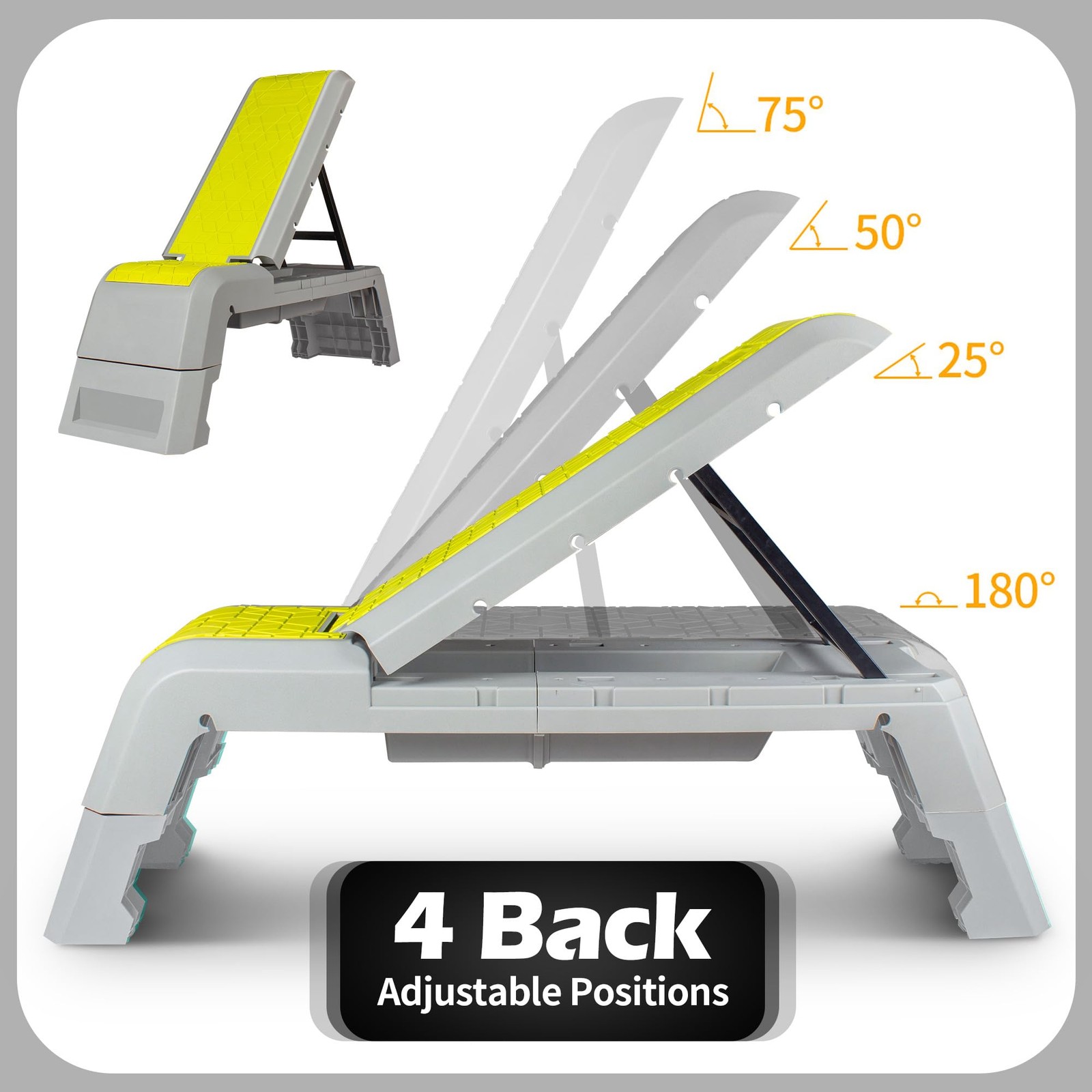 Multifunctional Aerobic Deck with Cord Workout Platform Adjustable Dumbbell B...
