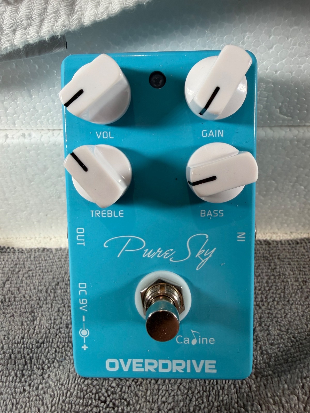 Caline CP-12 Pure Sky Overdrive Pedal Guitar Effect Pedal Never Used! W/Box!