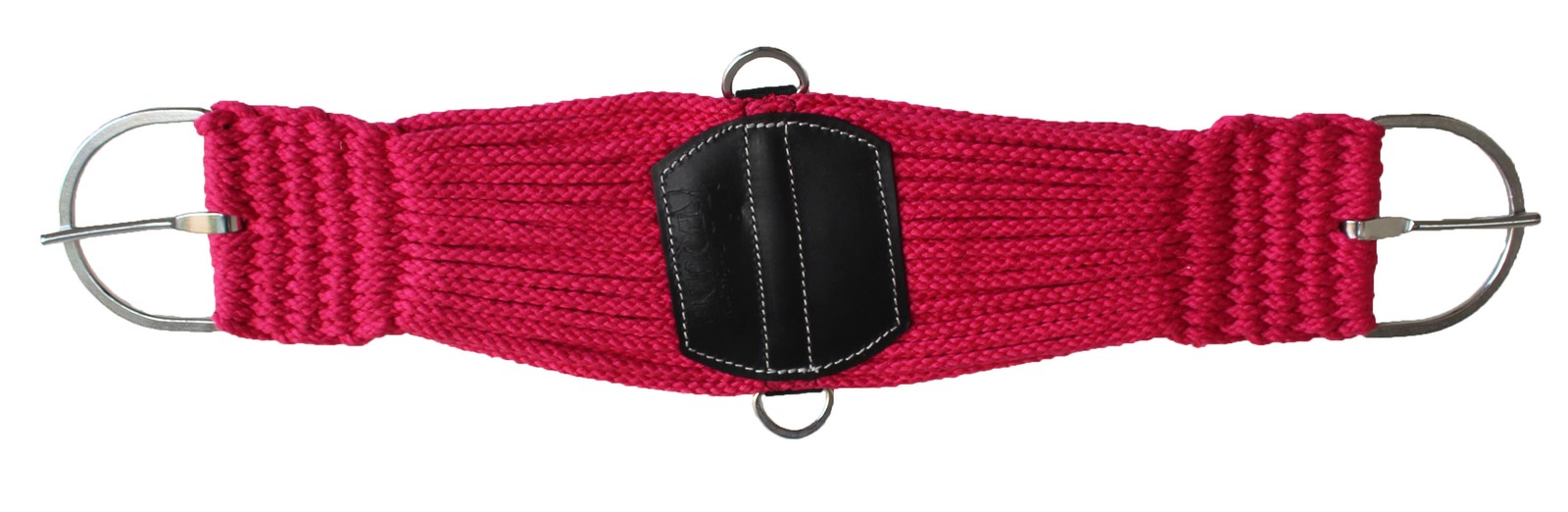 Challenger Horse Western 27-Strand Pink Poly Rayon Saddle Cinch 9783-32